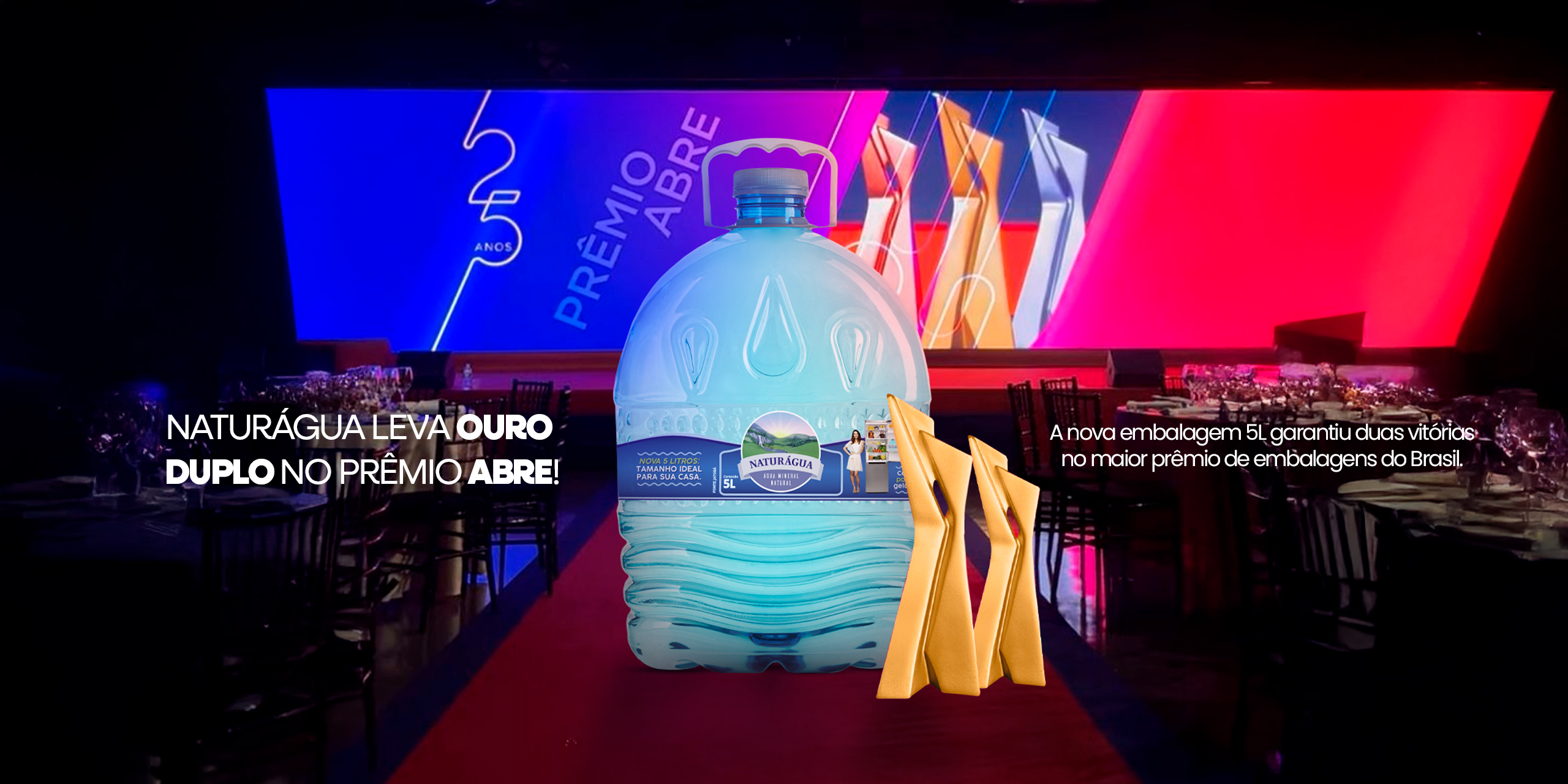 Naturágua conquista dois ouros no prêmio ABRE 2025 – Marcia Travessoni